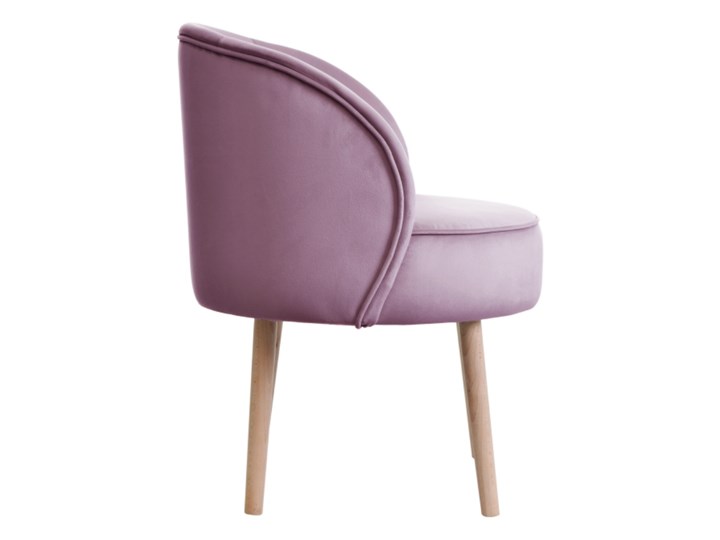 SELSEY Fotel Gruu fioletowy Styl Glamour Wysokość 73 cm Drewno Głębokość 57 cm Tkanina Kategoria Fotele do salonu