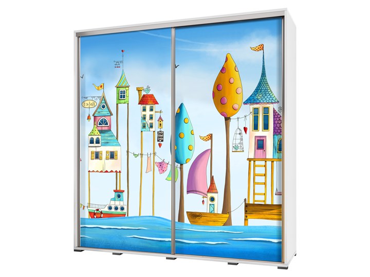 Selsey Szafa Wenecja 205 cm Miasteczko port