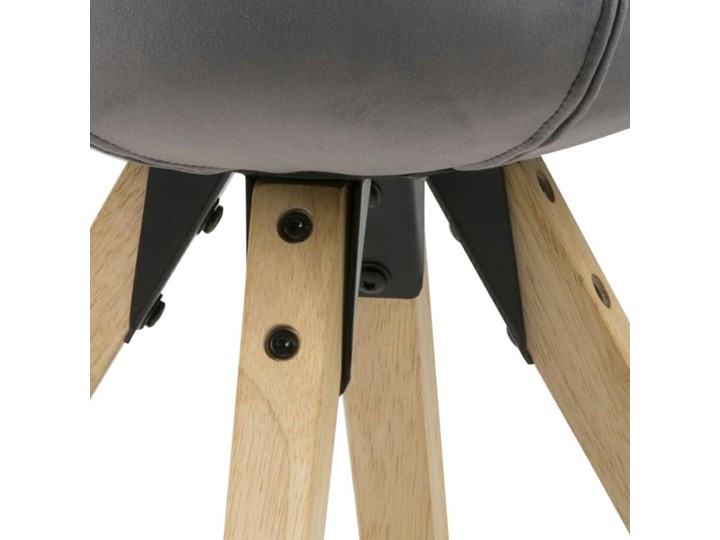 Krzesło z poduszką na siedzisku Repo Vic welur Wysokość 85 cm Tradycyjne Głębokość 55 cm Szerokość 49 cm Kategoria Krzesła kuchenne Kolor Brązowy