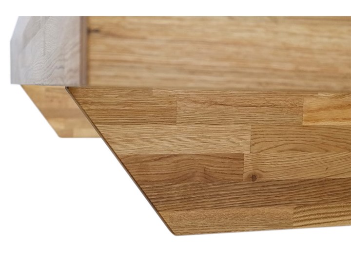 Łóżko dębowe FLOW Style (180x200) Soolido Meble Łóżko drewniane Drewno Zagłówek Z zagłówkiem
