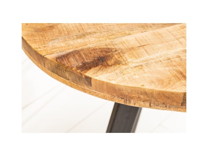 Stół Iron Craft 80 cm okrągły Mango 39400 Drewno Rozkładanie Metal Kategoria Stoły kuchenne