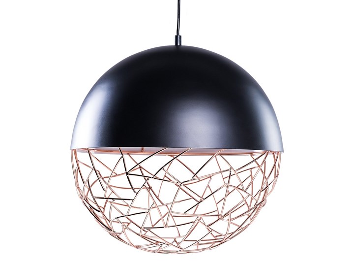 Lampa czarna - sufitowa - żyrandol - lampa wisząca - PADMA