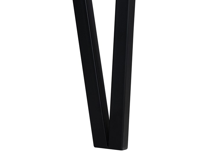 Stół do jadalni jasne drewno czarne metalowe nogi 130 x 90 cm prostokątny styl industrialny Długość 130 cm Płyta MDF Kategoria Stoły kuchenne