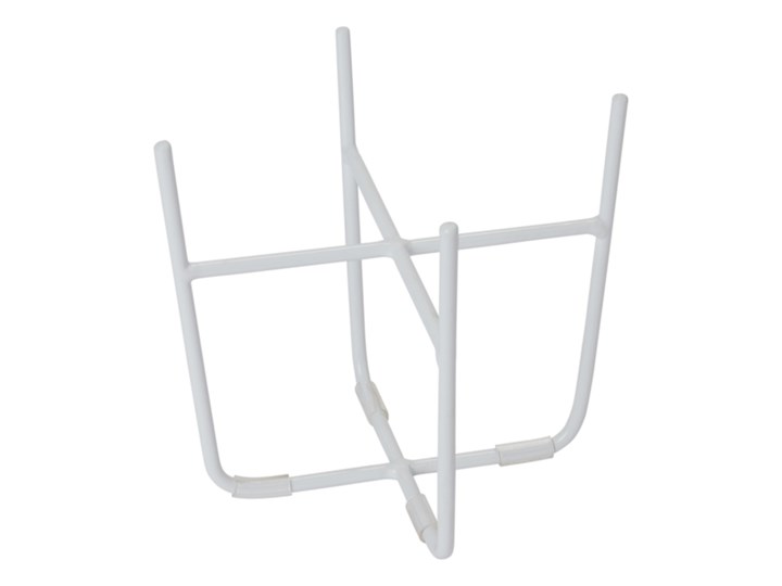 Stojak stalowy GoodHome 12 cm biały Metal
