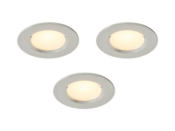 Oczko LED Colours Thorold 2700/4000 K okrągłe chrom 3 szt.