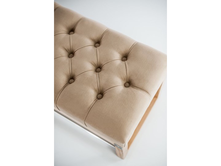 Ławeczka Pufa Pikowana Cappucino Guzik Tapicerowany LPP-4 Rozmiary od 50 cm do 200 cm Pomieszczenie Garderoba