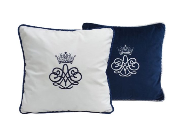 PODUSZKA WELUROWA OZDOBNA Z DOWOLNYM HAFTEM WYBIERZ KOLOR " CROWN " 45 X 45 CM Poduszka dekoracyjna Poliester 45x45 cm Kwadratowe Kategoria Poduszki i poszewki dekoracyjne