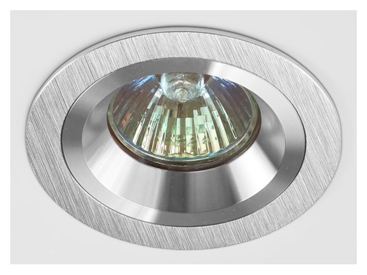 Okrągła lampa stała podtynkowa spot MR16 aluminium - oprawydladomu.pl Oprawa halogenowa Oprawa stropowa Oprawa led Kwadratowe Kategoria Oprawy oświetleniowe