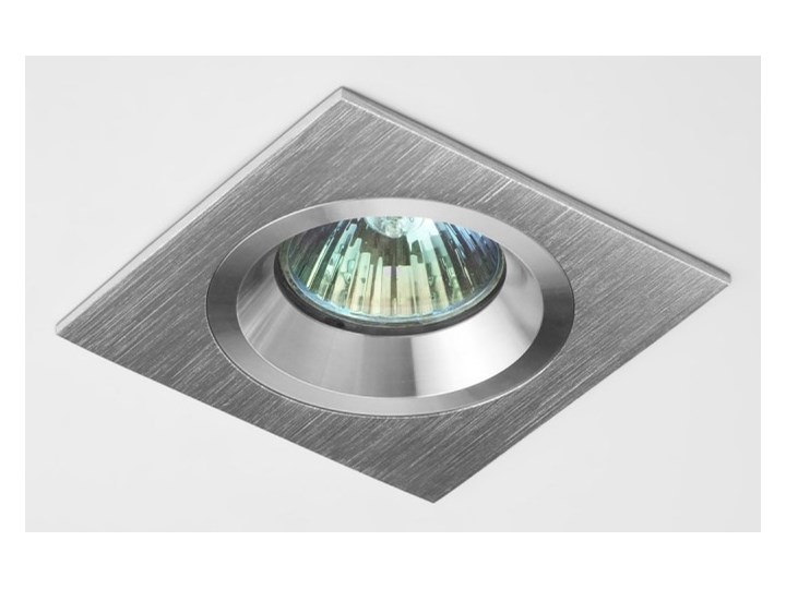 Kwadratowa lampa sufitowa podtynkowa aluminium - oprawydladomu.pl Oprawa led Oprawa stropowa Oprawa halogenowa Kategoria Oprawy oświetleniowe Kwadratowe Kolor Srebrny