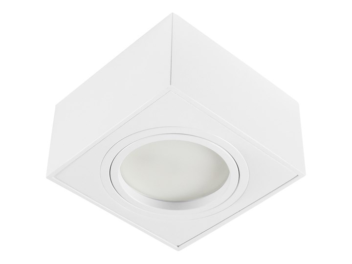 Nowoczesna oprawa sufitowa GX53 kwadrat ruchoma biała biały mat aluminiowa Oprawa led Oprawa ruchoma Oprawa halogenowa Kwadratowe Oprawa stropowa Kategoria Oprawy oświetleniowe