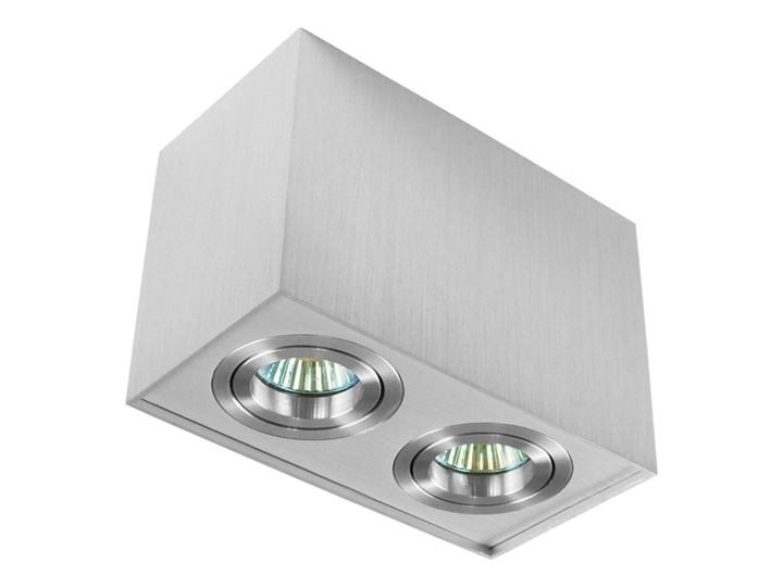 Nowoczesna podwójna sufitowa oprawa natynkowa prostokąt MR16 aluminium aluminiowa GU10 Oprawa stropowa Oprawa led Prostokątne Oprawa halogenowa Kategoria Oprawy oświetleniowe
