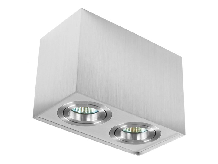 Nowoczesna podwójna sufitowa oprawa natynkowa prostokąt MR16 aluminium aluminiowa GU10 Oprawa stropowa Prostokątne Oprawa led Oprawa halogenowa Kategoria Oprawy oświetleniowe