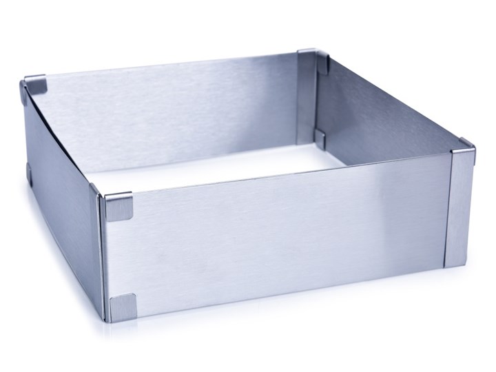 Regulowana kwadratowa forma L do pieczenia 15-28 cm Stal Kolor Fioletowy
