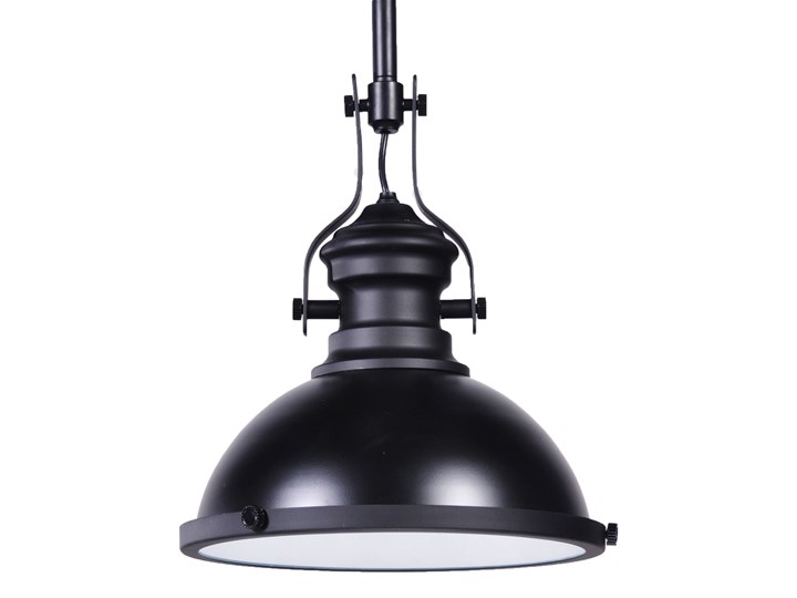 LAMPA WISZĄCA INDUSTRIALNA CZARNA ELIGIO W1 Szkło Metal Kategoria Lampy wiszące Lampa przemysłowa Pomieszczenie Kuchnia