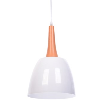NOWOCZESNA SKANDYNAWSKA LAMPA WISZĄCA BIAŁA DERBY