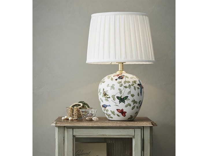 Lampa stołowa MANSION 1L Duża Wzór/Biały 107040 Markslöjd 107040 RABATY DO -25% | SPRAWDŹ TEL.509099536