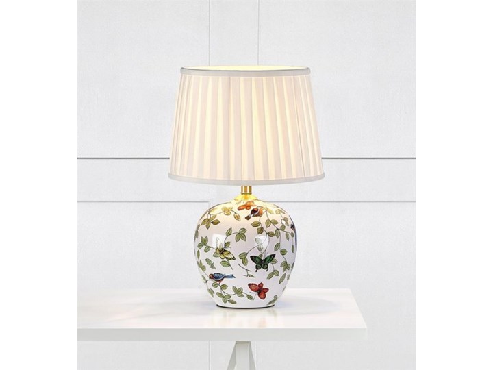 Lampa stołowa MANSION 1L Duża Wzór/Biały 107040 Markslöjd 107040 RABATY DO -25% | SPRAWDŹ TEL.509099536
