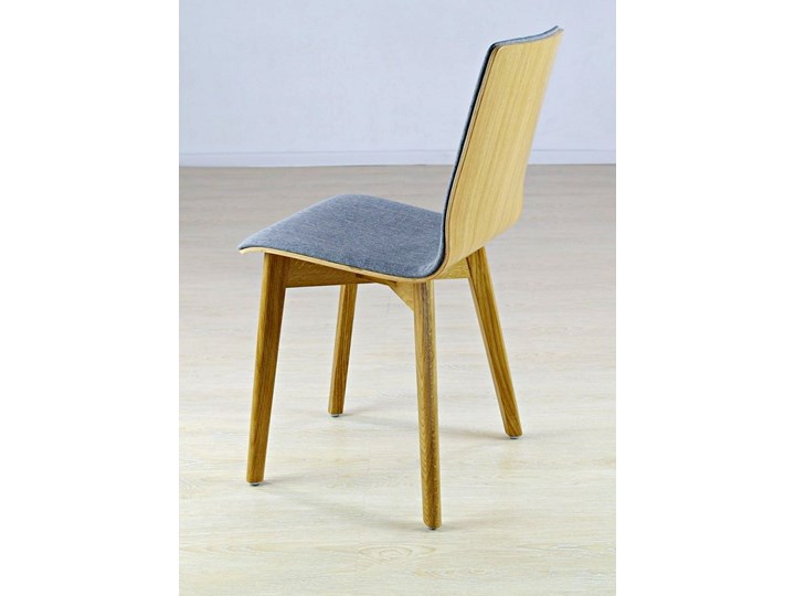 LUKA SOFT W krzesło dębowe, tkanina Lt.grey Wysokość 87 cm Płyta MDF Drewno Głębokość 40 cm Głębokość 41 cm Szerokość 40 cm Tapicerowane Pomieszczenie Salon