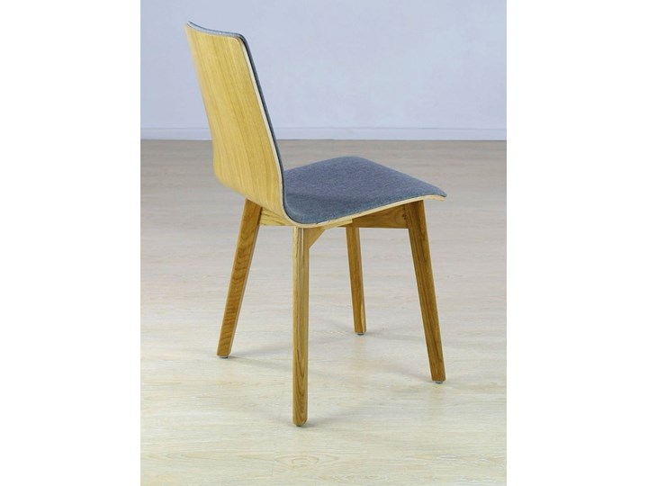 LUKA SOFT W krzesło dębowe, tkanina Lt.grey Głębokość 40 cm Szerokość 40 cm Płyta MDF Drewno Tapicerowane Wysokość 87 cm Głębokość 41 cm Kolor Szary