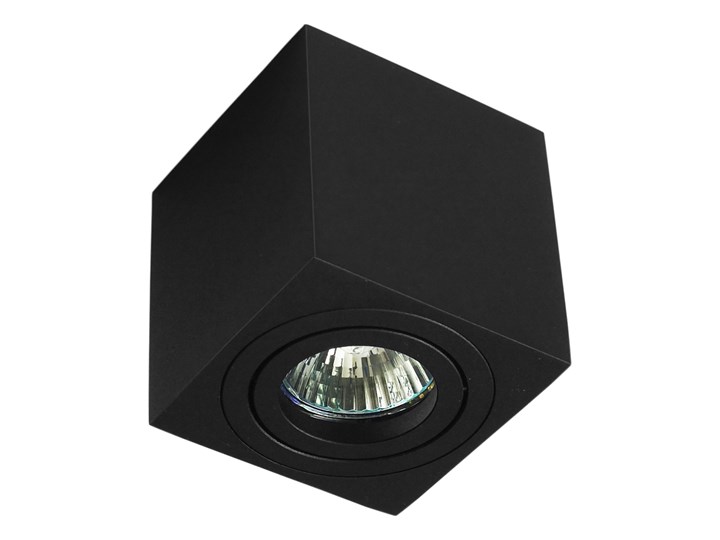Oprawa natynkowa duce kostka aluminiowa czarny mat czarna HDL103BK Kwadratowe Oprawa stropowa Oprawa halogenowa Kategoria Oprawy oświetleniowe