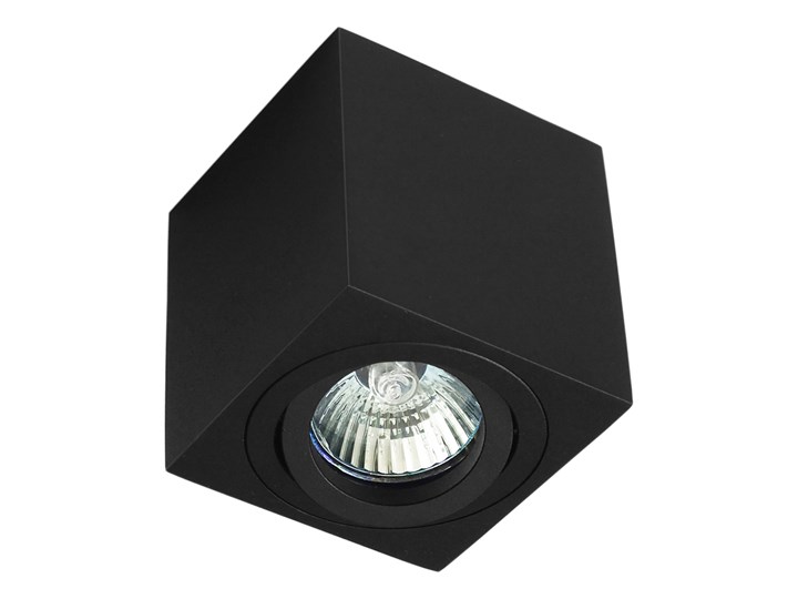 Oprawa natynkowa duce kostka aluminiowa czarny mat czarna HDL103BK Oprawa stropowa Kwadratowe Oprawa halogenowa Kategoria Oprawy oświetleniowe