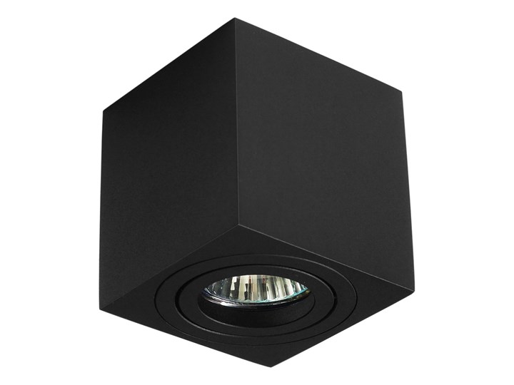 Oprawa natynkowa duce kostka aluminiowa czarny mat czarna HDL103BK Oprawa stropowa Oprawa halogenowa Kwadratowe Kategoria Oprawy oświetleniowe