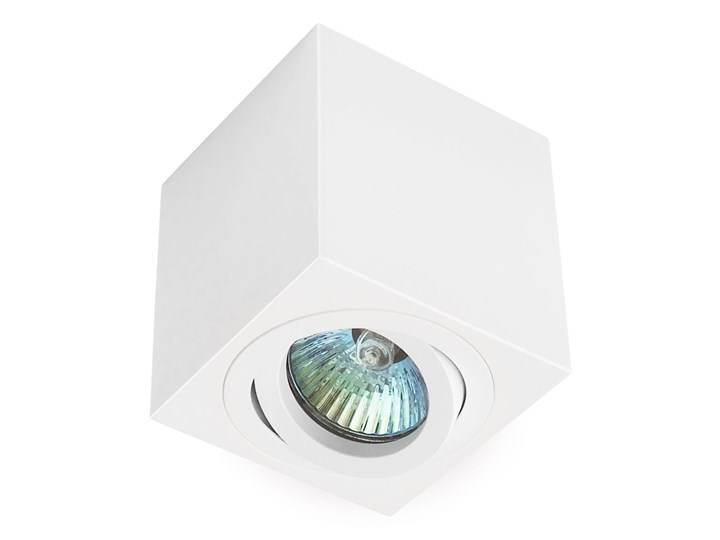Oprawa natynkowa duce kostka aluminiowa biały mat biała HDL103WH Oprawa stropowa Kwadratowe Oprawa halogenowa Kategoria Oprawy oświetleniowe