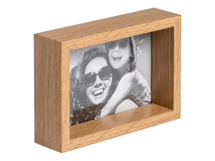 Ramka na zdjęcia Box 10 x 15 cm efekt dębu Drewno Rozmiar zdjęcia 10x15 cm