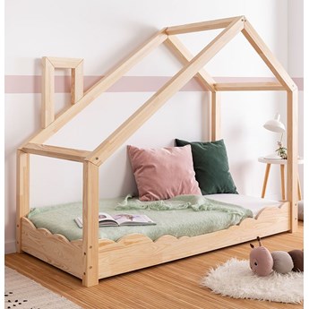 Drewniane łóżko dziecięce domek Lumo 5X - 23 rozmiary