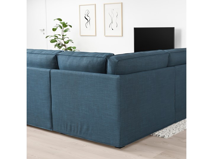 KIVIK Sofa narożna 5-osobowa W kształcie L Wysokość 83 cm Szerokość 257 cm Wysokość 45 cm Wykonanie siedziska Pianka Szerokość 297 cm Stała konstrukcja Boki Z bokami