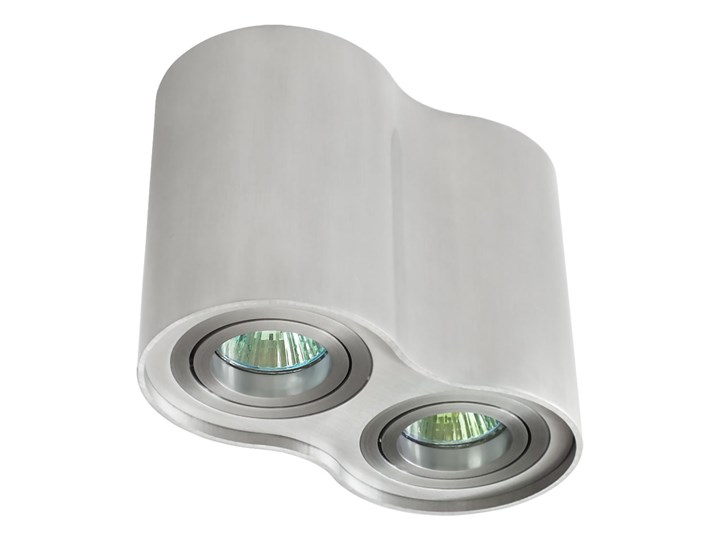 Oprawa podwójna natynkowa okrągła tuba MR16 GU10 aluminium wewnętrzna Okrągłe Oprawa halogenowa Oprawa stropowa Oprawa led Kategoria Oprawy oświetleniowe