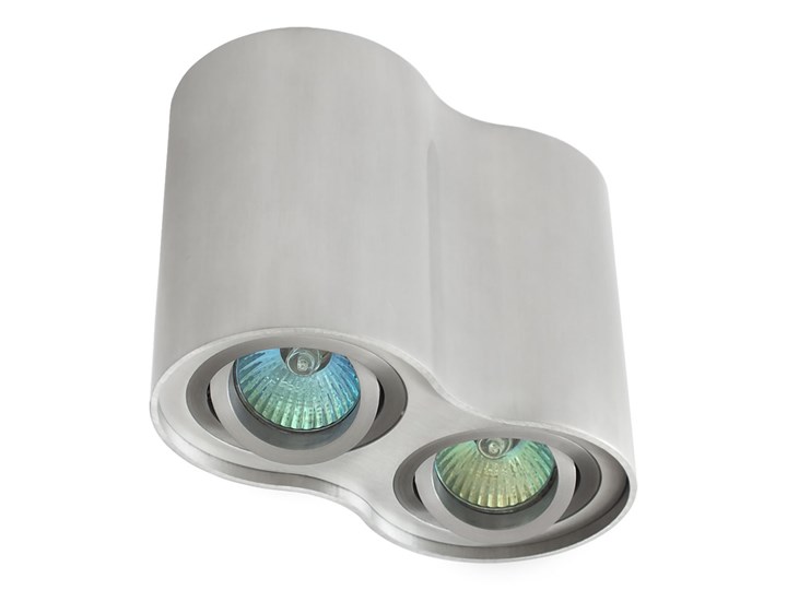 Oprawa podwójna natynkowa okrągła tuba MR16 GU10 aluminium wewnętrzna Kategoria Oprawy oświetleniowe Okrągłe Oprawa halogenowa Oprawa stropowa Oprawa led Kolor Szary