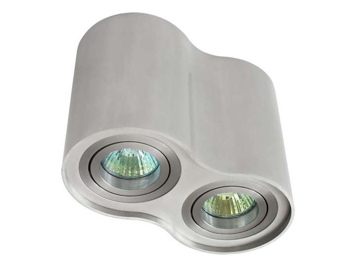 Oprawa podwójna natynkowa okrągła tuba MR16 GU10 aluminium wewnętrzna Oprawa stropowa Okrągłe Oprawa halogenowa Oprawa led Kategoria Oprawy oświetleniowe