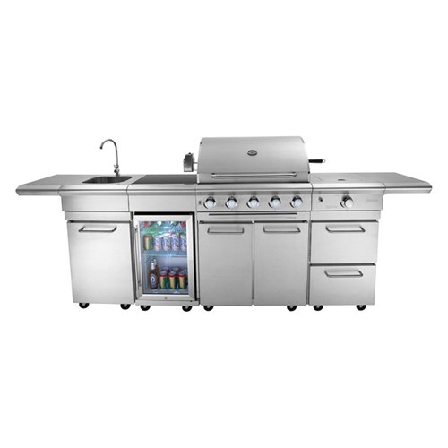 Grill ogrodowy gazowy - kuchnia BBQ SICILIA PRO 5-palnikowa