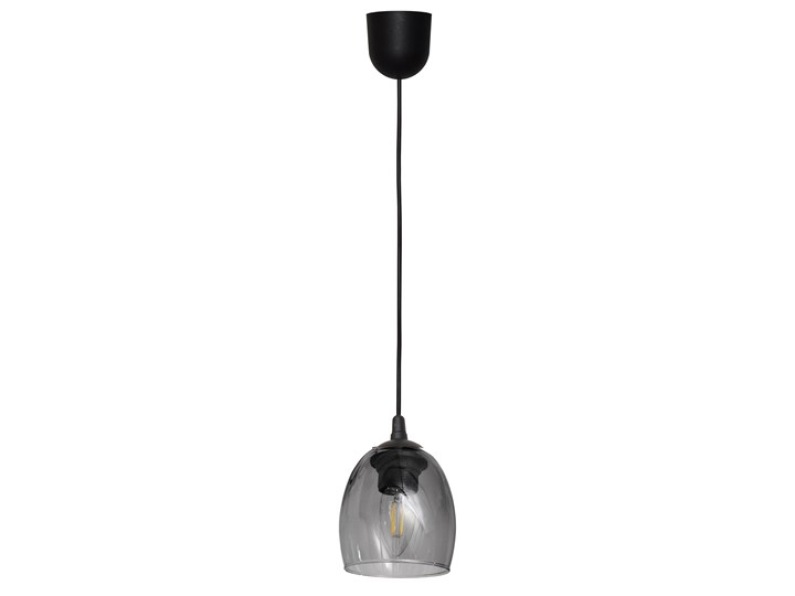 Klosz BRILLANT W-KM 8014/1 BK+SM Ilość źródeł światła 1 źródło Tworzywo sztuczne Szkło Lampa z kloszem Kolor Czarny