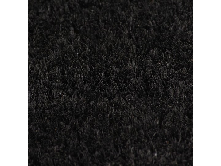 vidaXL Wycieraczka z włókna kokosowego, 17 mm, 100x200 cm, czarna Włókno kokosowe Kolor Czarny Kategoria Wycieraczki
