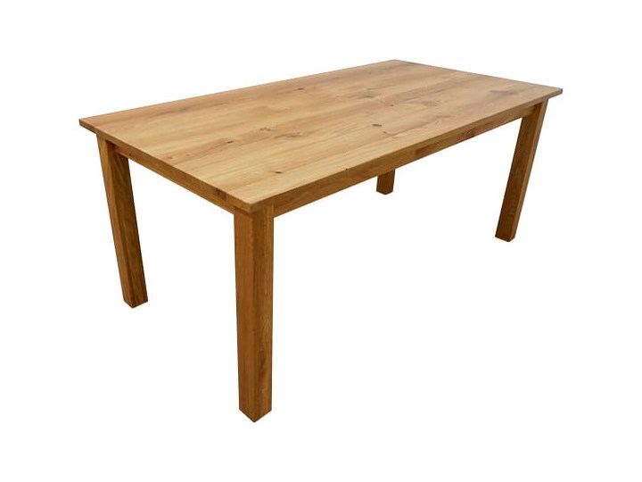 Stół dębowy Natur 180 + 2x40cm Soolido Meble Długość 180 cm Drewno Szerokość 80 cm Rozkładanie Szerokość 90 cm Rozkładanie Rozkładane
