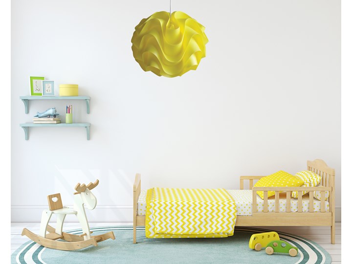 Żółta lampa wisząca WAVE II W-3022 YL Kolor Żółty Kategoria Lampy dziecięce