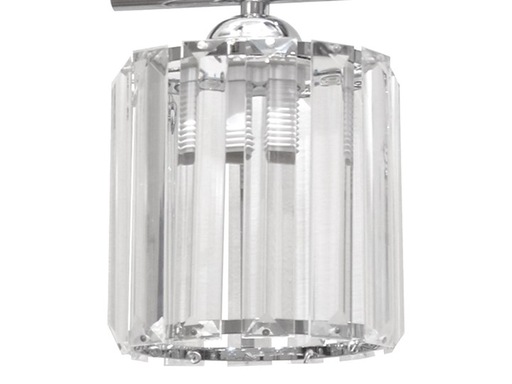 Nowoczesny żyrandol MILANO W-HY 305/2 Lampa z kloszem Metal Kategoria Lampy wiszące Kolor Srebrny