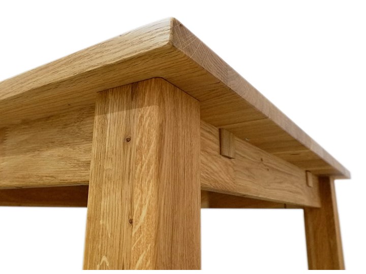 Stół dębowy Natur 140 + 2x40cm Soolido Meble Długość 140 cm Ceramika Kamień Metal Szerokość 90 cm Rozkładanie Rozkładane Drewno Rozkładanie
