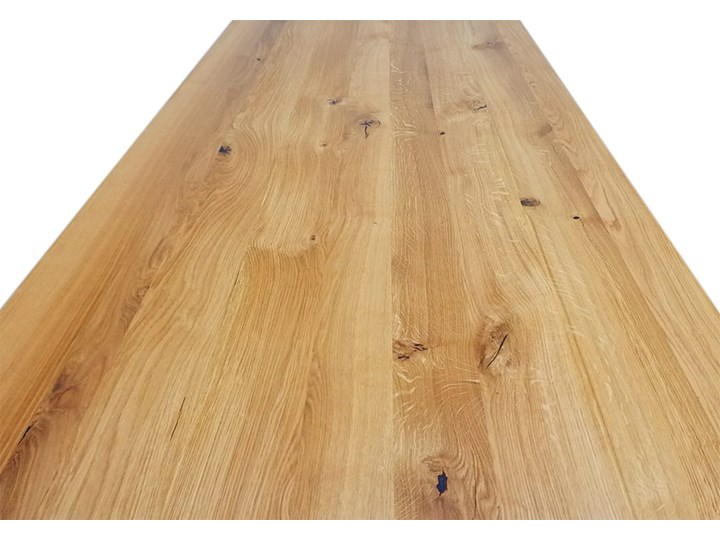 Stół dębowy Natur 180 + 2x40cm Soolido Meble Drewno Styl Nowoczesny Szerokość 80 cm Szerokość 90 cm Długość 180 cm Rozkładanie