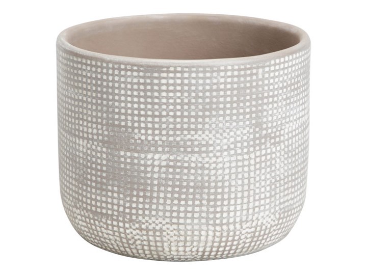 Doniczka ceramiczna GoodHome ozdobna 10,5 cm dots Doniczka na kwiaty Ceramika Kategoria Doniczki i kwietniki