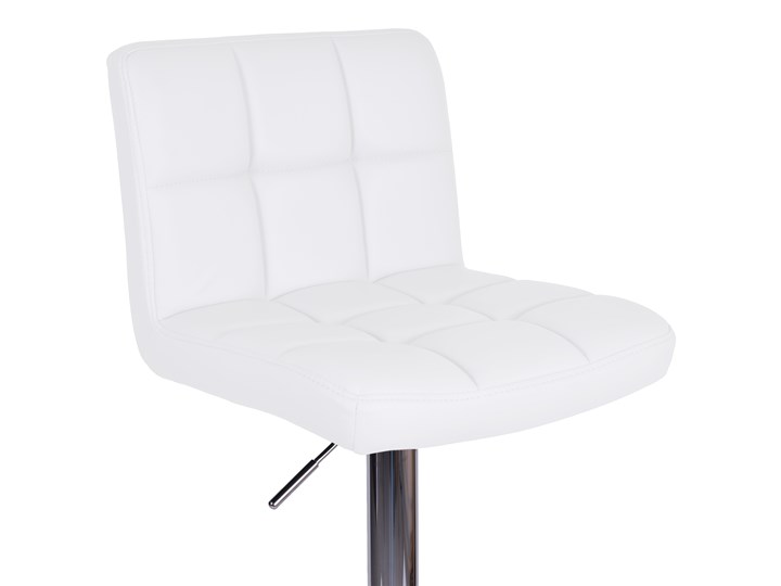 Krzesło obrotowe Arako białe Wysokość 87 cm Głębokość 38 cm Wysokość 90 cm Wysokość 112 cm Skóra ekologiczna Wysokość 107 cm Pomieszczenie Biuro i pracownia