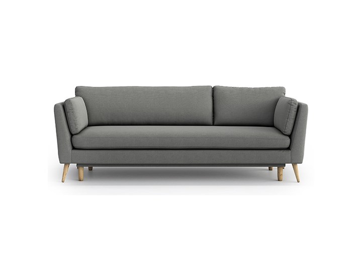 Sofa Jane 3 osobowa z funkcją spania, Caper Szerokość 236 cm Typ Gładkie Marshmallow Głębokość 95 cm Kategoria Sofy i kanapy