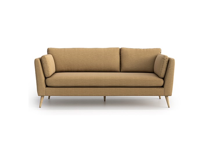 Sofa Jane 3-osobowa, Sandy Nóżki Na nóżkach Stała konstrukcja Szerokość 210 cm Głębokość 87 cm Typ Gładkie