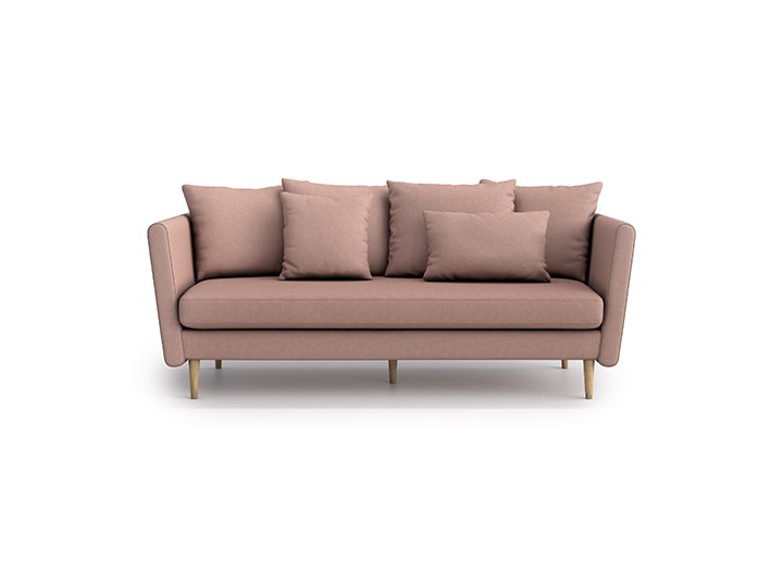 Sofa Joleen 3 osobowa, Marshmallow Głębokość 88 cm Pomieszczenie Salon