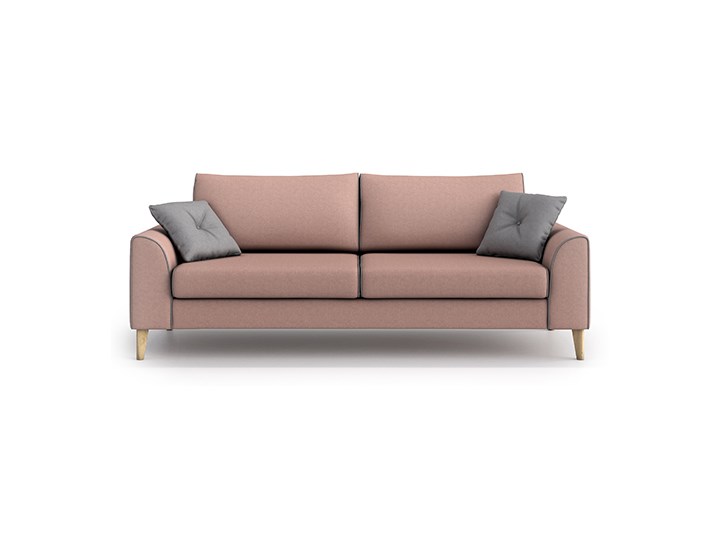 Sofa William 3-osobowa, Marshmallow/Gris Wielkość Trzyosobowa Szerokość 216 cm Głębokość 91 cm Funkcje Bez dodatkowych funkcji
