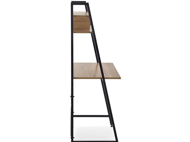 Loftowe biurko Lusso 3X - dąb sonoma Głębokość 46 cm Biurko drabina Szerokość 84 cm Styl Vintage