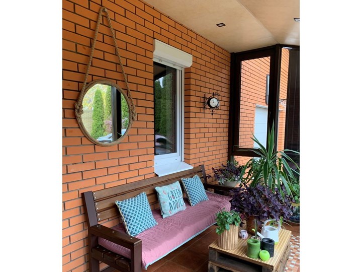 Captain 03 Ścienne Styl Nowoczesny Lustro bez ramy Okrągłe Pomieszczenie Salon