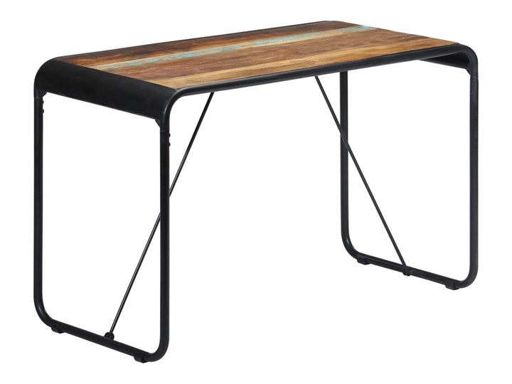 Stół z drewna odzyskanego Relond 2X – wielokolorowy Długość 118 cm Drewno Szerokość 60 cm Rozkładanie Wysokość 76 cm Długość 60 cm Kolor Brązowy